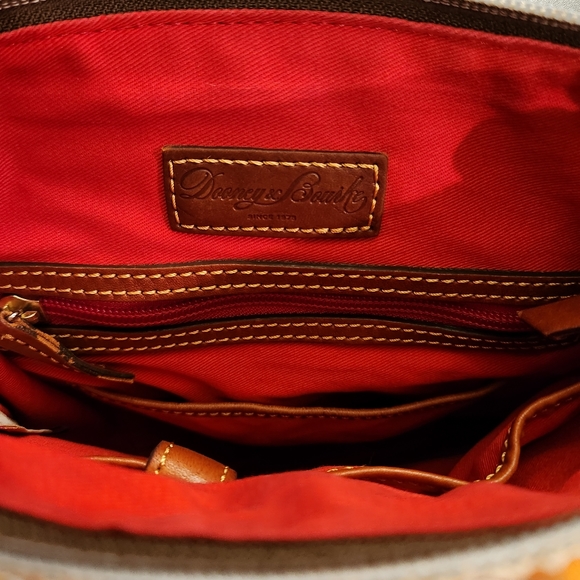 Dooney & Bourke Orange Lightweight Nylon Crossbody Bag/Purse - Picture 5 of 12